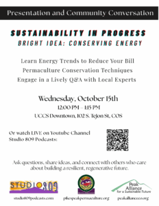Sustainability in Progress event flyer, Oct 15, 2025
